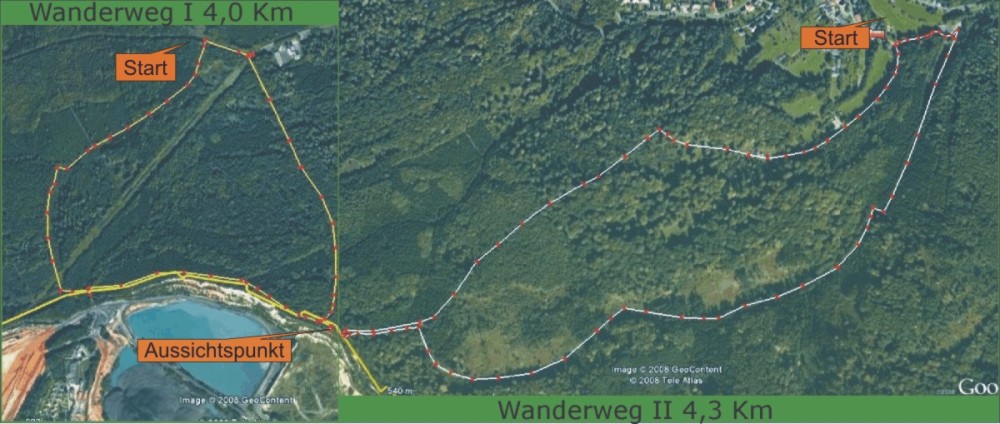  Schöne Wanderstrecke zur Sandgrube