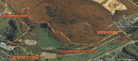  Schöne Wanderstrecke durch das renaturierte Rosseltal